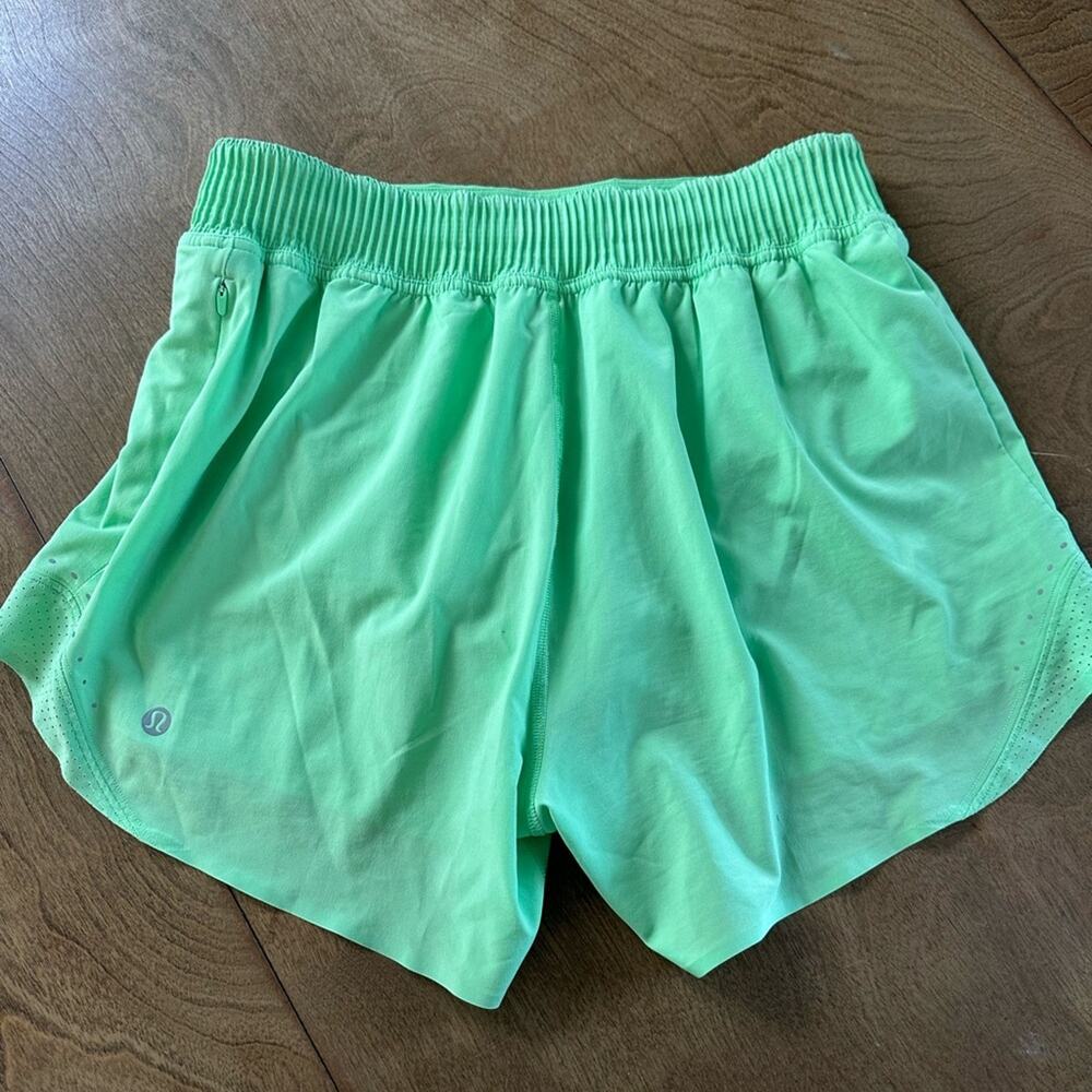 lululemon athletica Women's Mint Green Athletic Shorts
